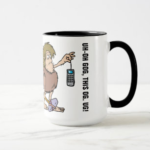 Caveman Talk! Ringer Mug