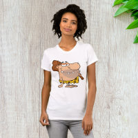 Caveman With Club Womens T-Shirt