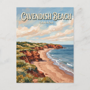 Cavendish Beach Canada Postcard