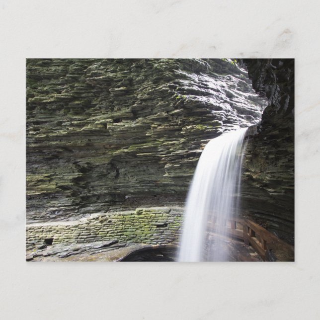 Cavern Cascade, Watkins Glen State Park, New York Postcard (Front)