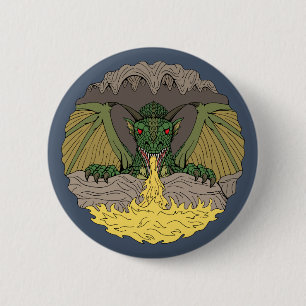 Cavern Dragon 2016 6 Cm Round Badge