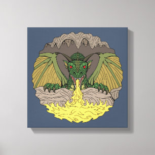 Cavern Dragon 2016 Canvas Print