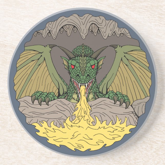 Cavern Dragon 2016 Coaster (Front)