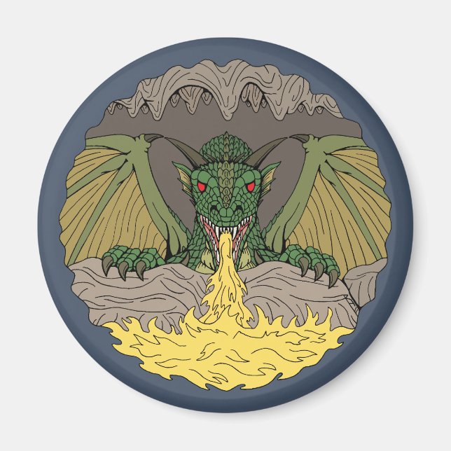 Cavern Dragon 2016 Magnet (Front)
