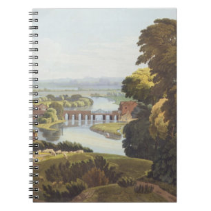 Caversham Bridge, near Reading, engraved by Robert Notebook