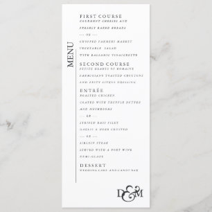 Caviar Grey Menu