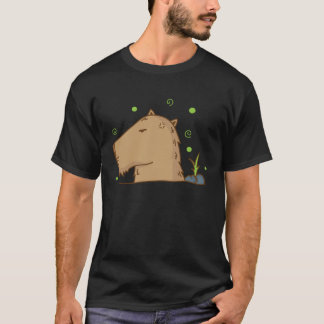 Caviidae Guinea Pig in Hibernation T-Shirt