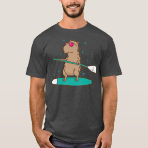 Caviidae Guinea Pig surfing Rodent  T-Shirt