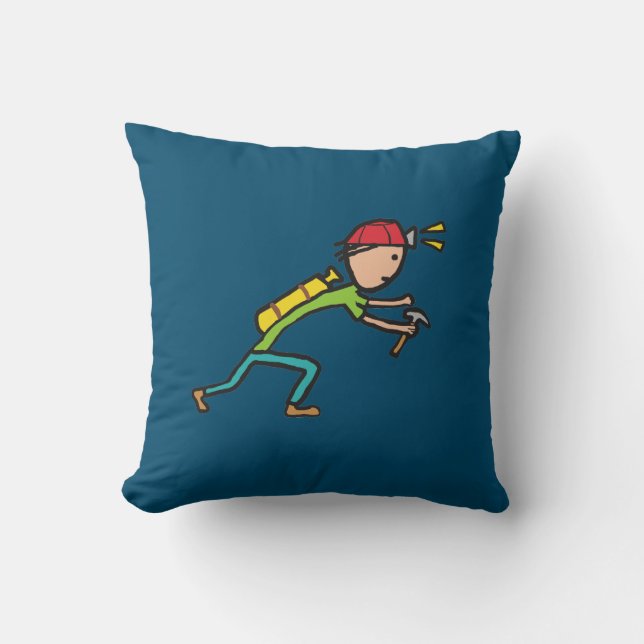 Caving and Spelunking Cushion (Front)