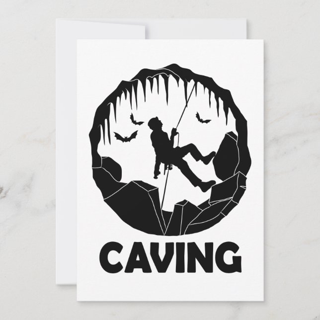 Caving - Cave Spelunking Speleology (Front)