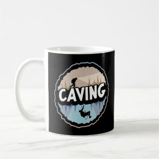 Caving Hobby Exploring Cave Explorer  Coffee Mug