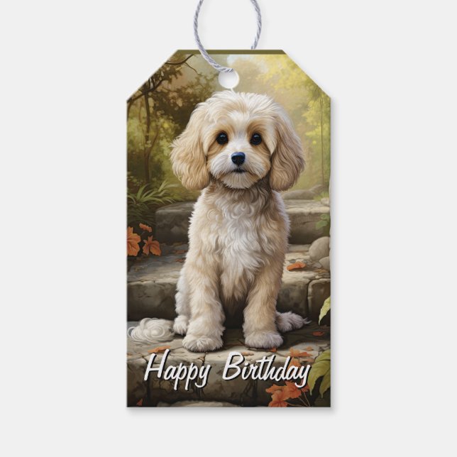Cavoodle/Cavapoo Personalised Gift Tags (Front)
