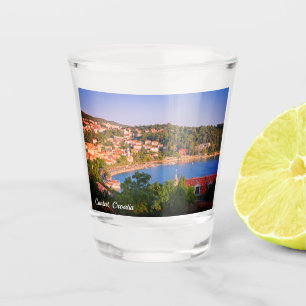 Cavtat, Croatia Town View from the Mausoleum Shot Glass