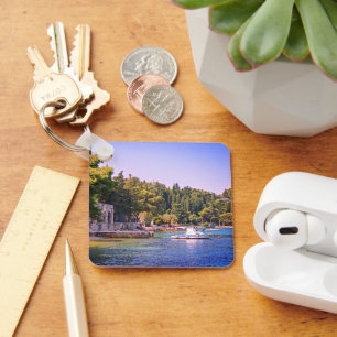 Cavtat, Croatia View of Beach Key Ring