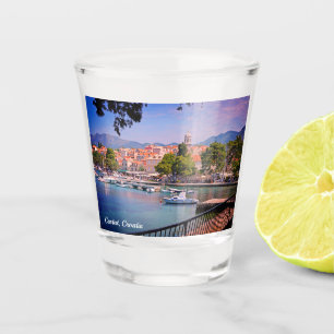 Cavtat, Croatia view of the Town Shot Glass