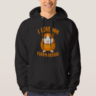 Cavy Guinea Pig Owners I Love My Furry Potato 2 Hoodie