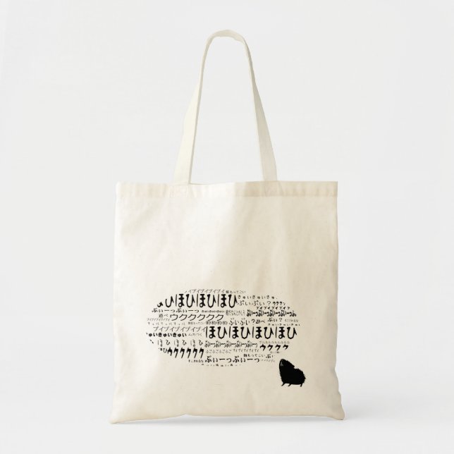 Cavyart Piggytalks Tote (Abyssinian) Bag (Front)