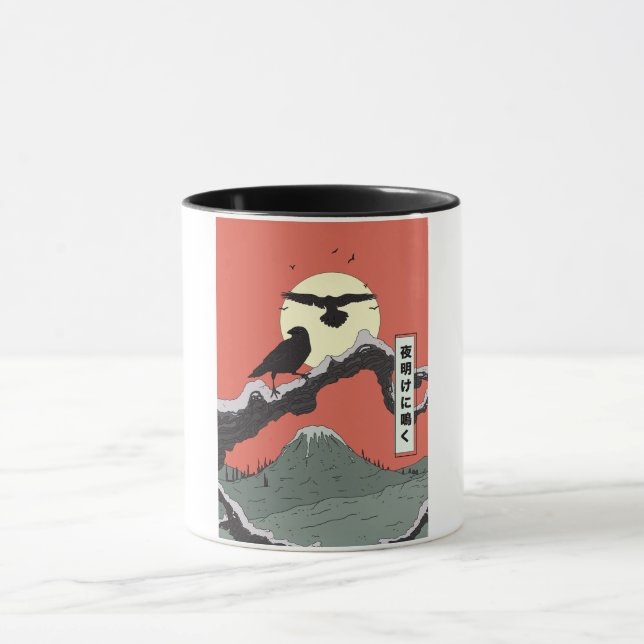Cawing at Dawn  Mug (Center)