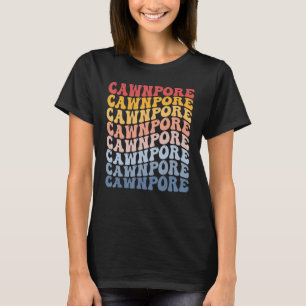 Cawnpore City Groovy Retro T-Shirt