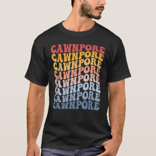 Cawnpore City Groovy Retro T-Shirt