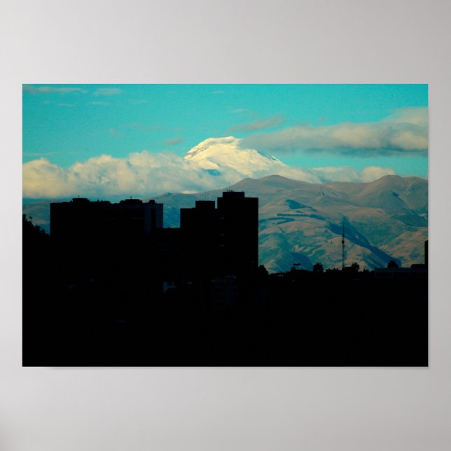Cayambe volcano poster (Front)