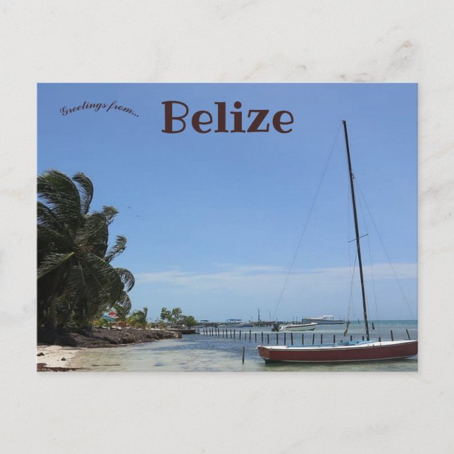 Caye Caulker Belise Postcard (Front)