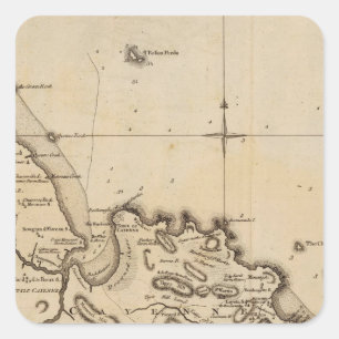 Cayenne 2 square sticker