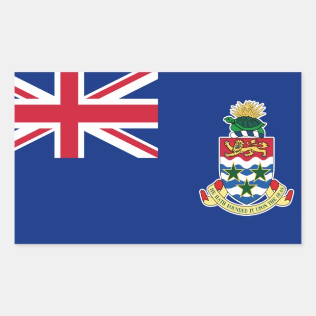 Cayman Islander flag Stickers (Front)