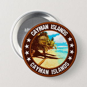 Cayman Islands 7.5 Cm Round Badge