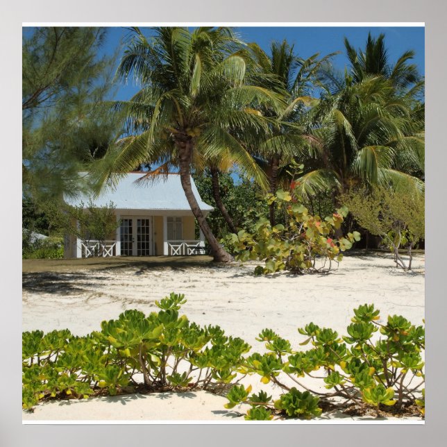 Cayman Islands Beach House Poster (Front)