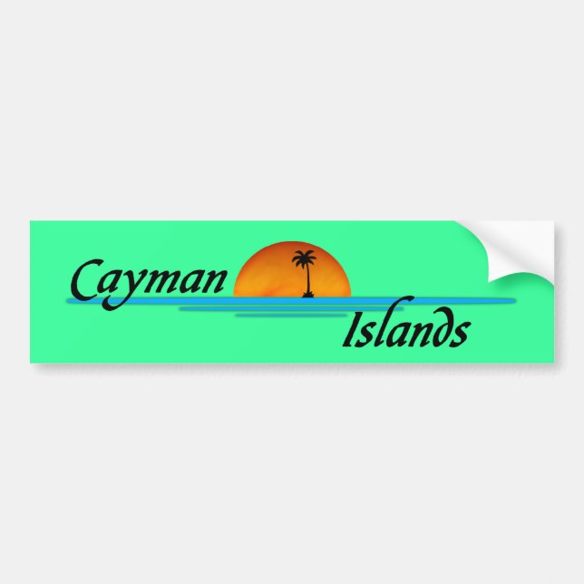 Cayman Islands Bumper Sticker (Front)
