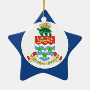 Cayman Islands Ceramic Tree Decoration