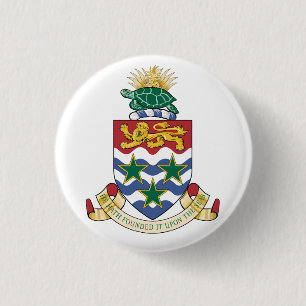 Cayman Islands coat of arms 3 Cm Round Badge
