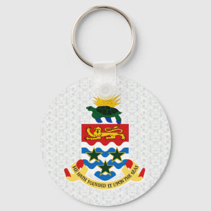 Cayman Islands Coat of Arms detail Key Ring