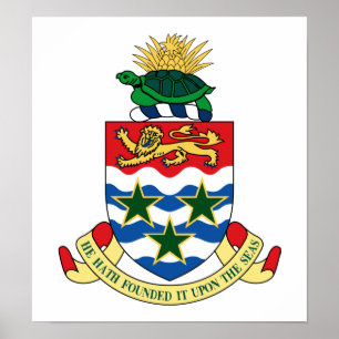 Cayman Islands Coat Of Arms Poster