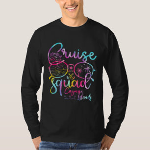 Cayman Islands Cruise Squad 2023 Tie Dye Holiday M T-Shirt