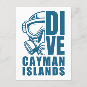 Cayman Islands Diving Postcard