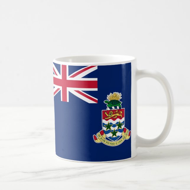 Cayman Islands Flag Ceramic Mug (Right)