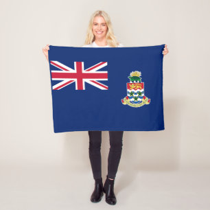 Cayman Islands Flag Fleece Blanket