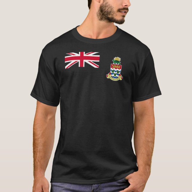 CAYMAN ISLANDS FLAG GEORGE TOWN CARRIBEAN  2 T-Shirt (Front)
