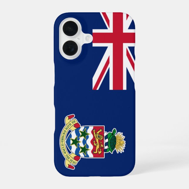 Cayman Islands flag iPhone 16 Case (Back)