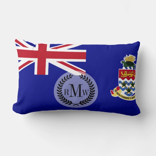 Cayman Islands Flag Lumbar Cushion (Front)