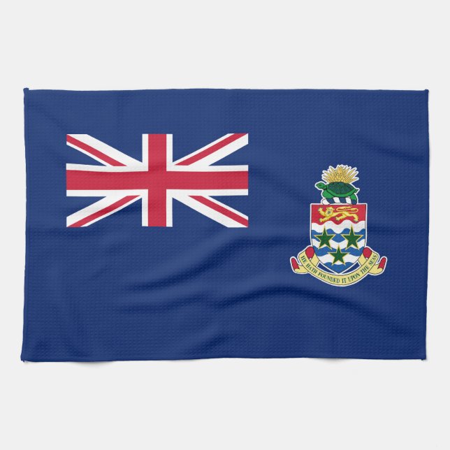 Cayman Islands Flag Tea Towel (Horizontal)