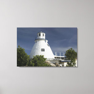 CAYMAN ISLANDS, GRAND CAYMAN, Frank Sound: Old Canvas Print