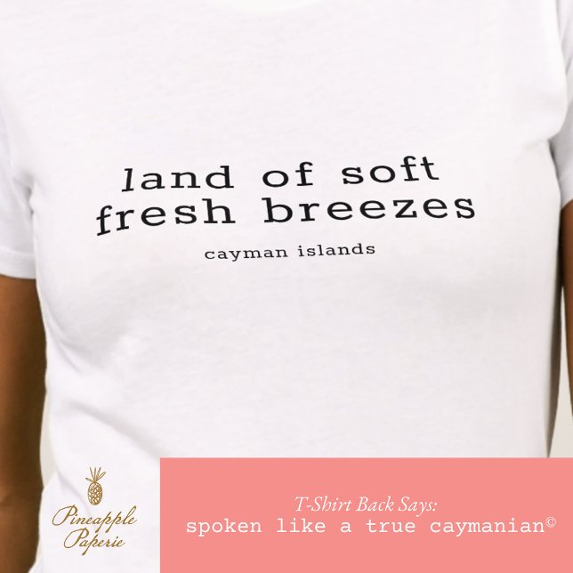 Cayman Islands Land Soft Fresh Breeze Personalised T-Shirt (Creator Uploaded)