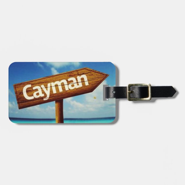 Cayman Islands Luggage Tag (Front Horizontal)