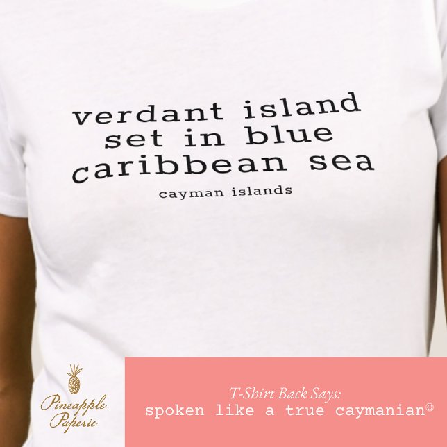 Cayman Islands National Song Personalised T-Shirt (Creator Uploaded)