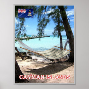 Cayman Islands - Rum Point - Panorama - Poster