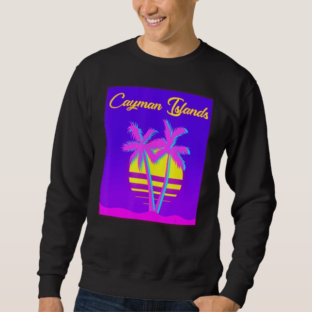 Cayman Islands Summer Vacation Beach Sweatshirt (Front)