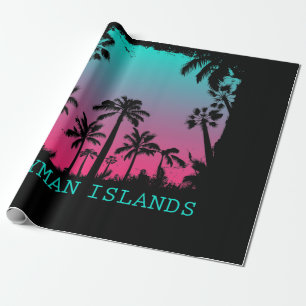 Cayman Islands Vintage Retro Wrapping Paper